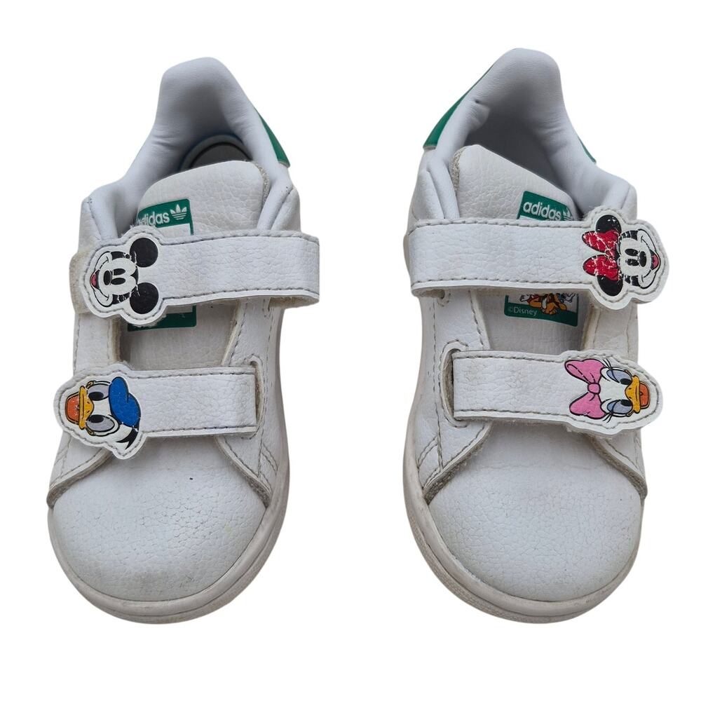 Adidas x Disney Toddler Stan Smith sneakers White toddlers little girl size 6